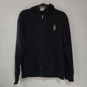 Polo Ralph Lauren Polo Bear Fleece Full-Zip Hoodie Black Mens Large
